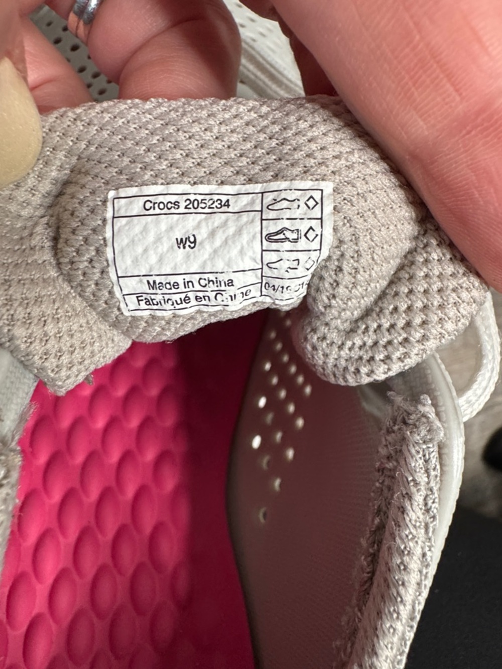 Crocs LiteRide Water Shoes Women’s Size 9 Grey - Picture 6 of 7